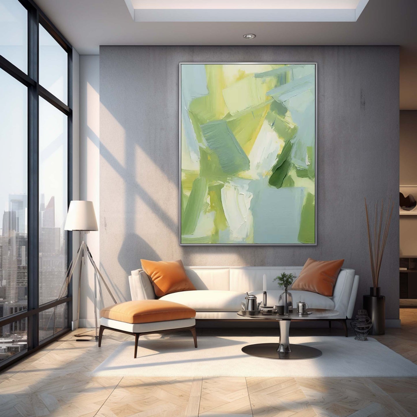 Abstract Canvas Art #AB301