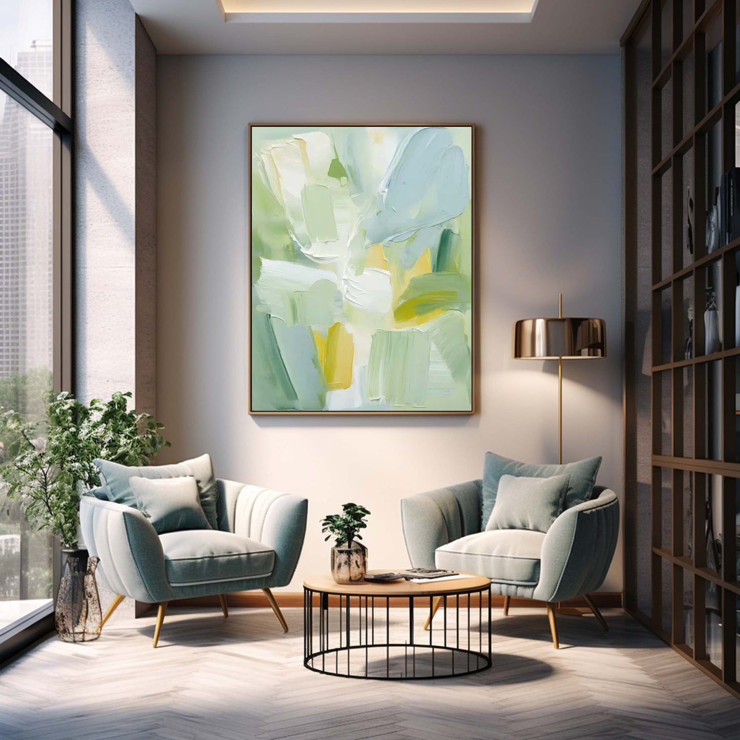 Abstract Canvas Art #AB304