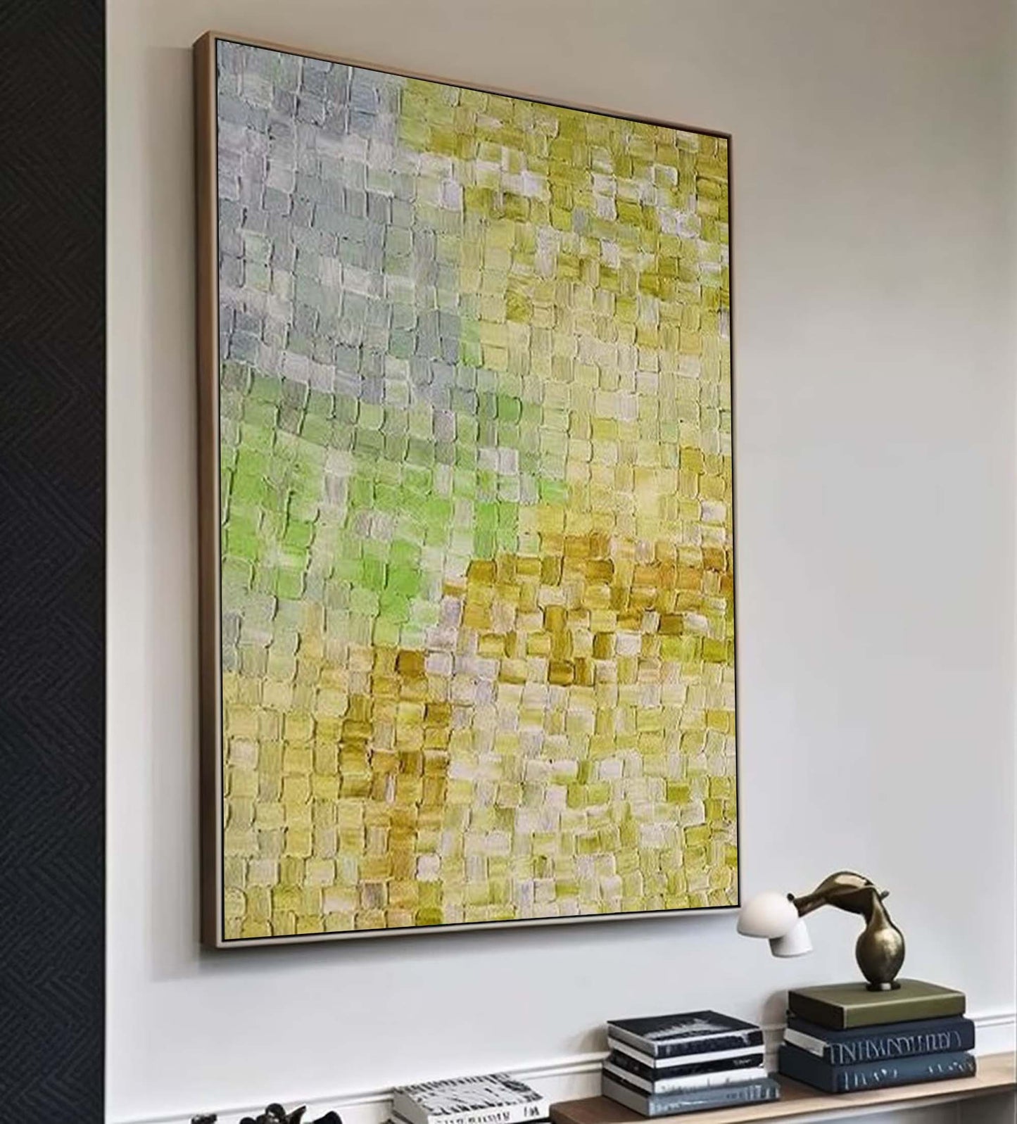 Golden Hour Abstract Textured Art