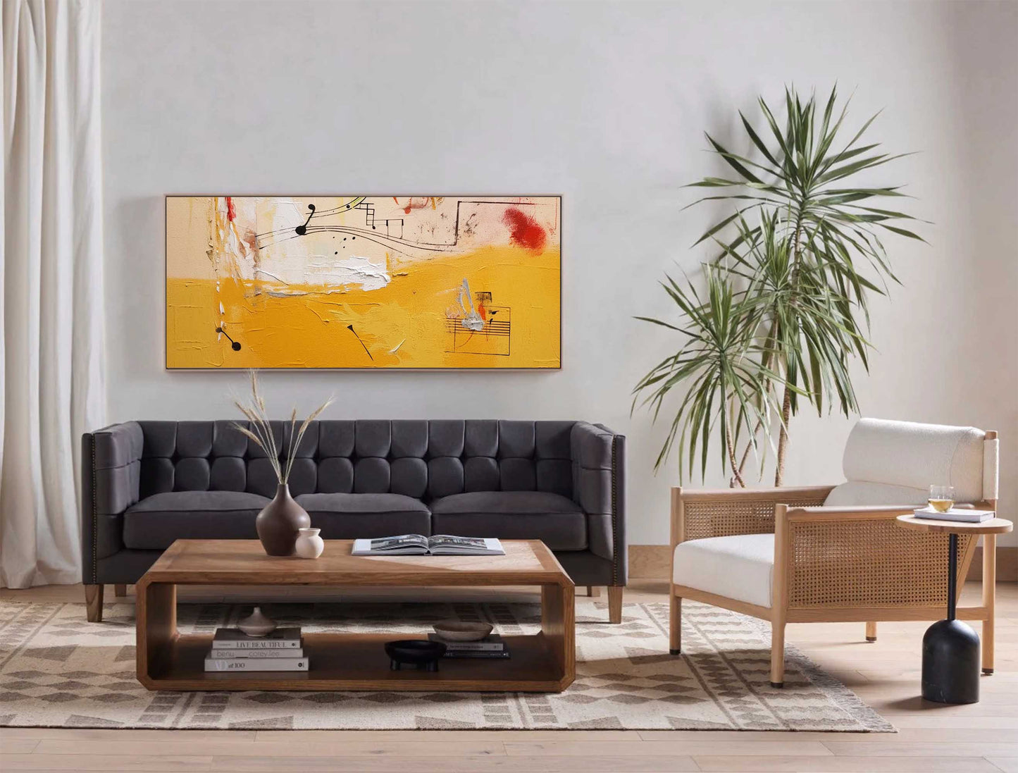 Melodies in Abstract Yellow