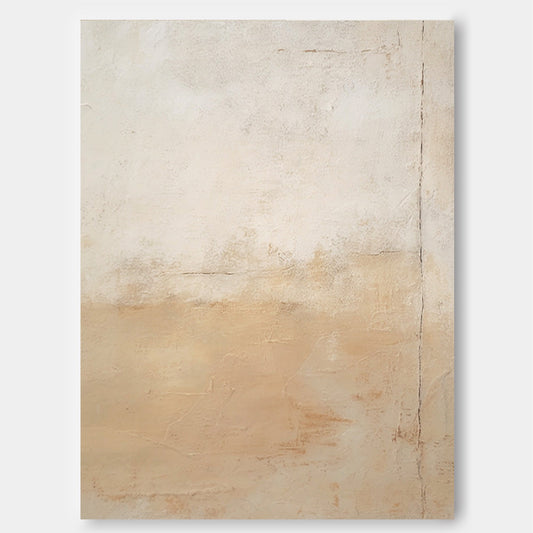 Neutral Textured Minimalist Art