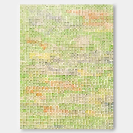 Spring Fields Textured Abstract Art