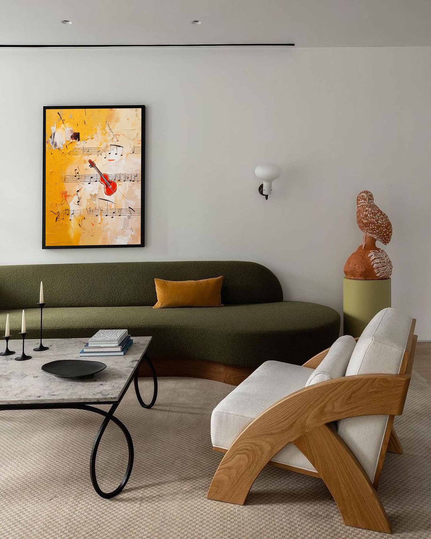 Symphony of Violin Abstract Art