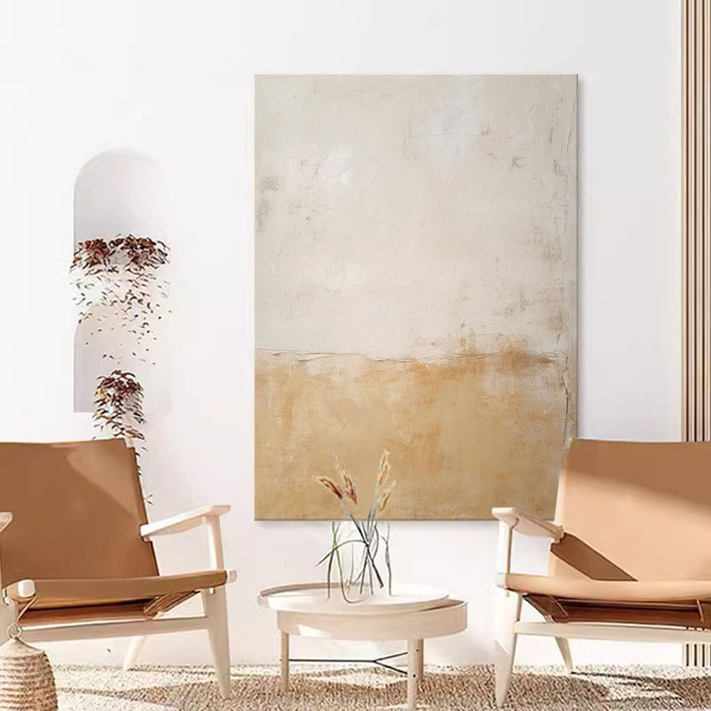 Minimalist Textured Abstract Art