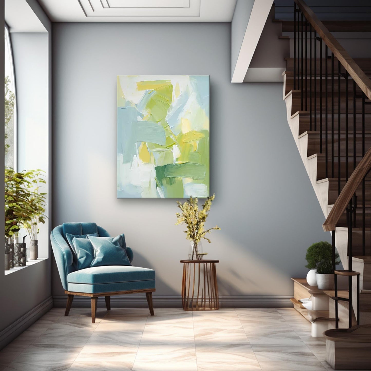 Abstract Canvas Art #AB302