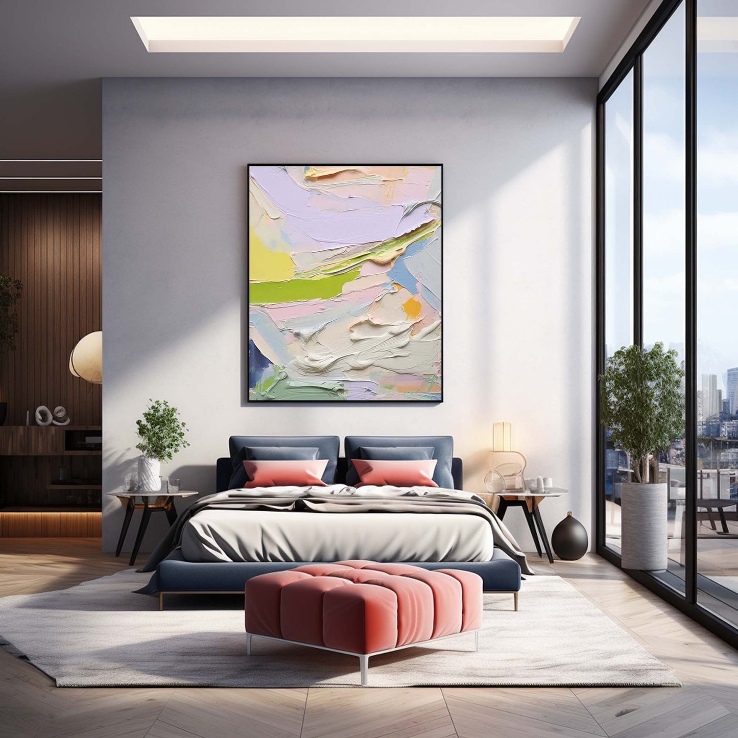 Abstract Canvas Art #AB307