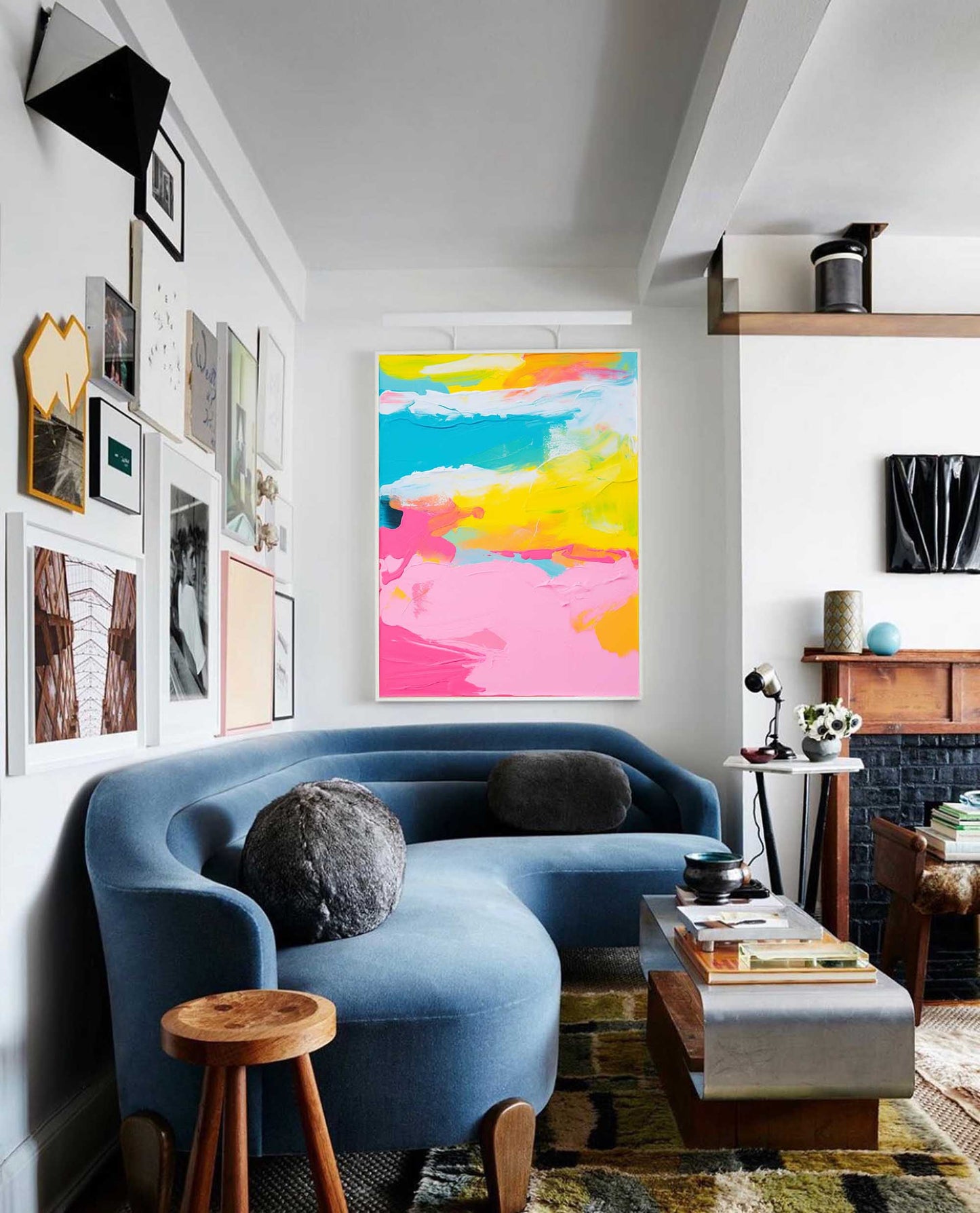 Sunny Daydream Abstract Canvas