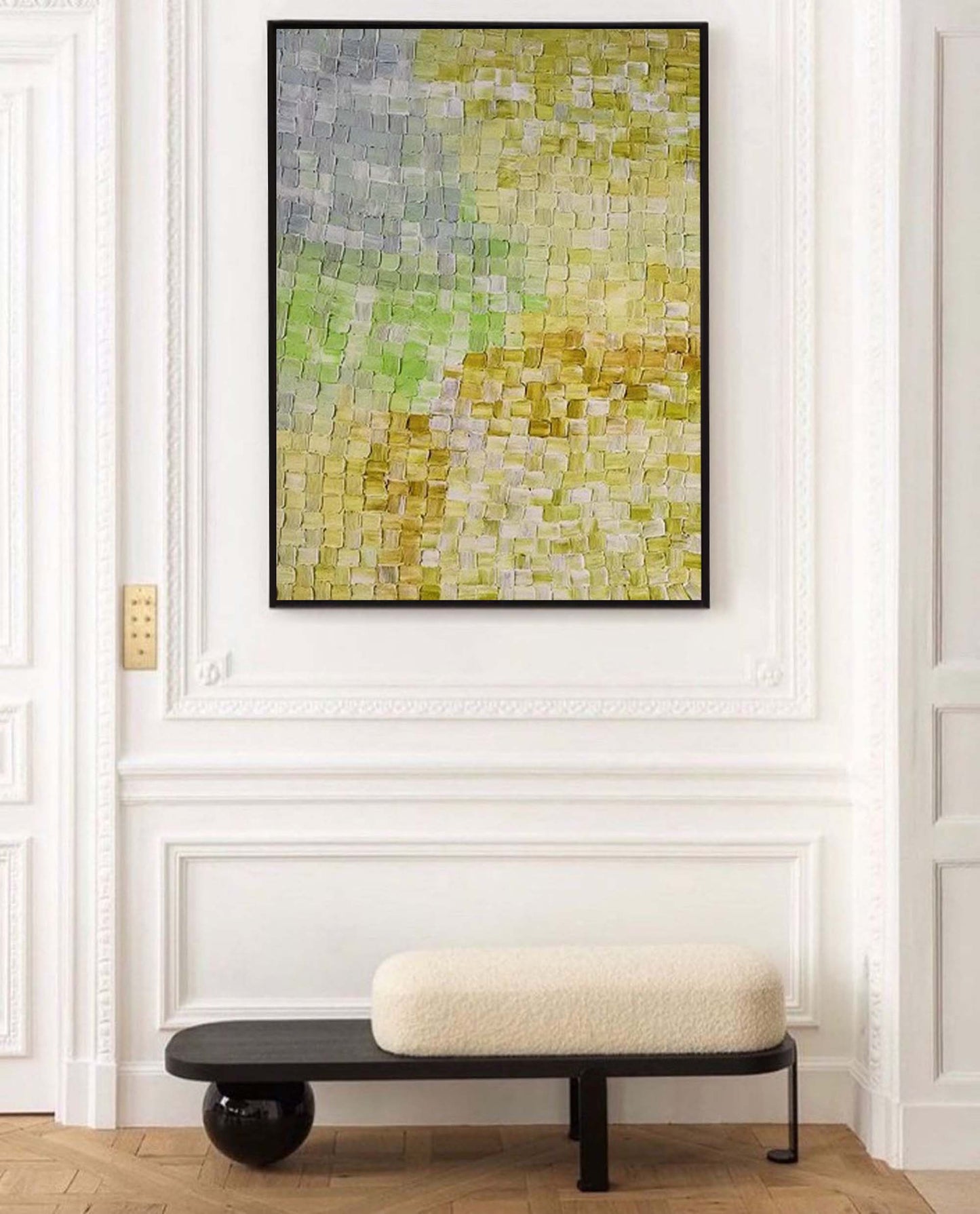 Golden Hour Abstract Textured Art